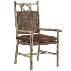 Whitecraft By Woodard River Run Wicker Dining Arm Chair