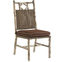 Whitecraft By Woodard River Run Wicker Dining Side Chair