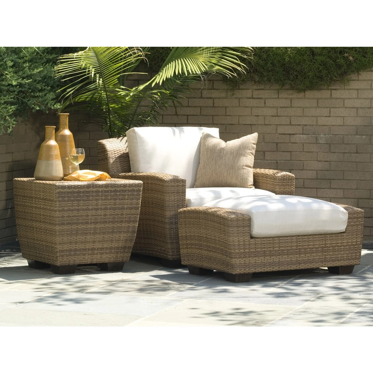 Whitecraft By Woodard Saddleback Lounging Set 2 Whitecraft By Woodard Saddleback Lounging Set - Image 2
