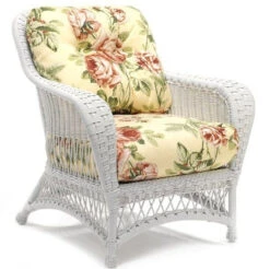 Whitecraft By Woodard Sommerwind Wicker Lounge Chair