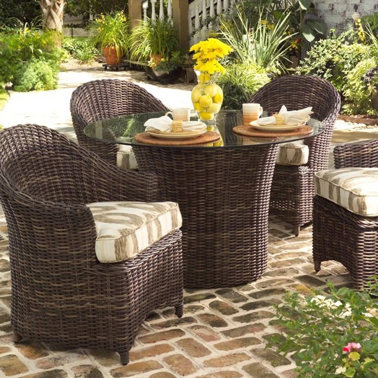 Whitecraft By Woodard Sonoma Wicker Dining Chair 1 Whitecraft By Woodard Sonoma Wicker Dining Chair