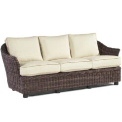 Whitecraft By Woodard Sonoma Wicker Sofa