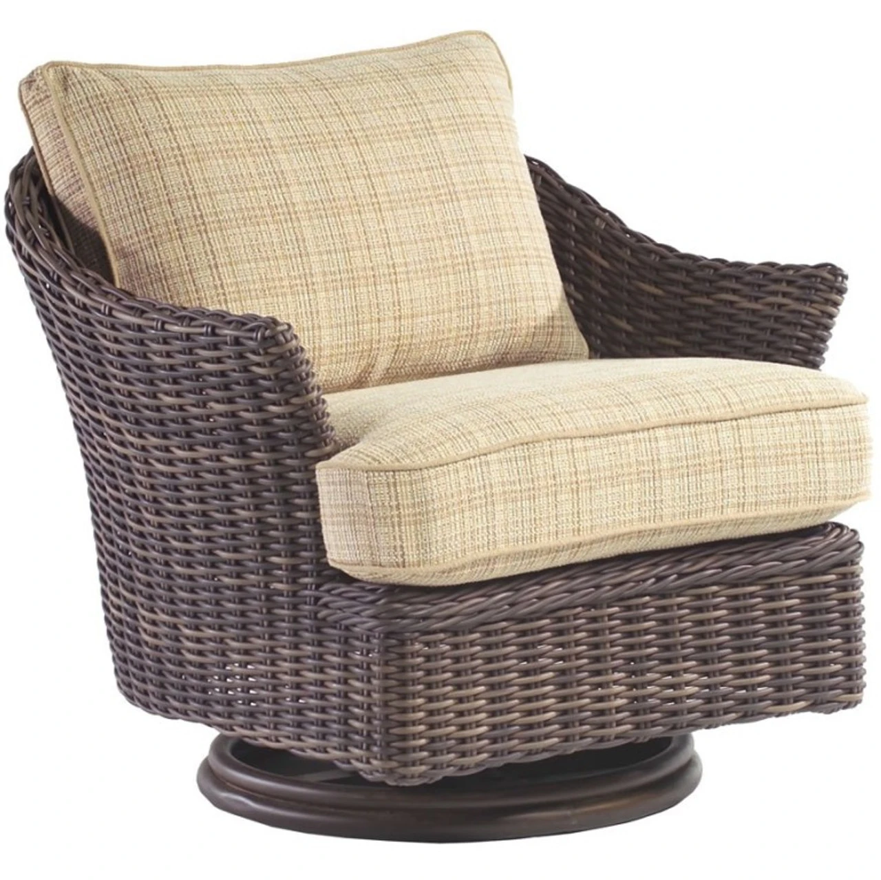 Whitecraft By Woodard Sonoma Wicker Swivel Lounge Chair 1 Whitecraft By Woodard Sonoma Wicker Swivel Lounge Chair