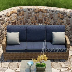 Wicker Forever Patio Cypress 3-Seater Sofa