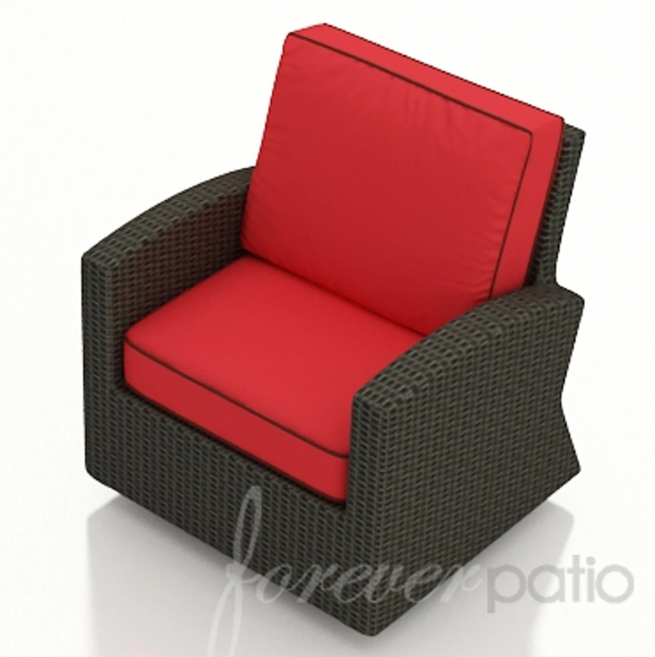 Wicker Forever Patio Barbados Swivel Glider Club Chair 1 Wicker Forever Patio Barbados Swivel Glider Club Chair