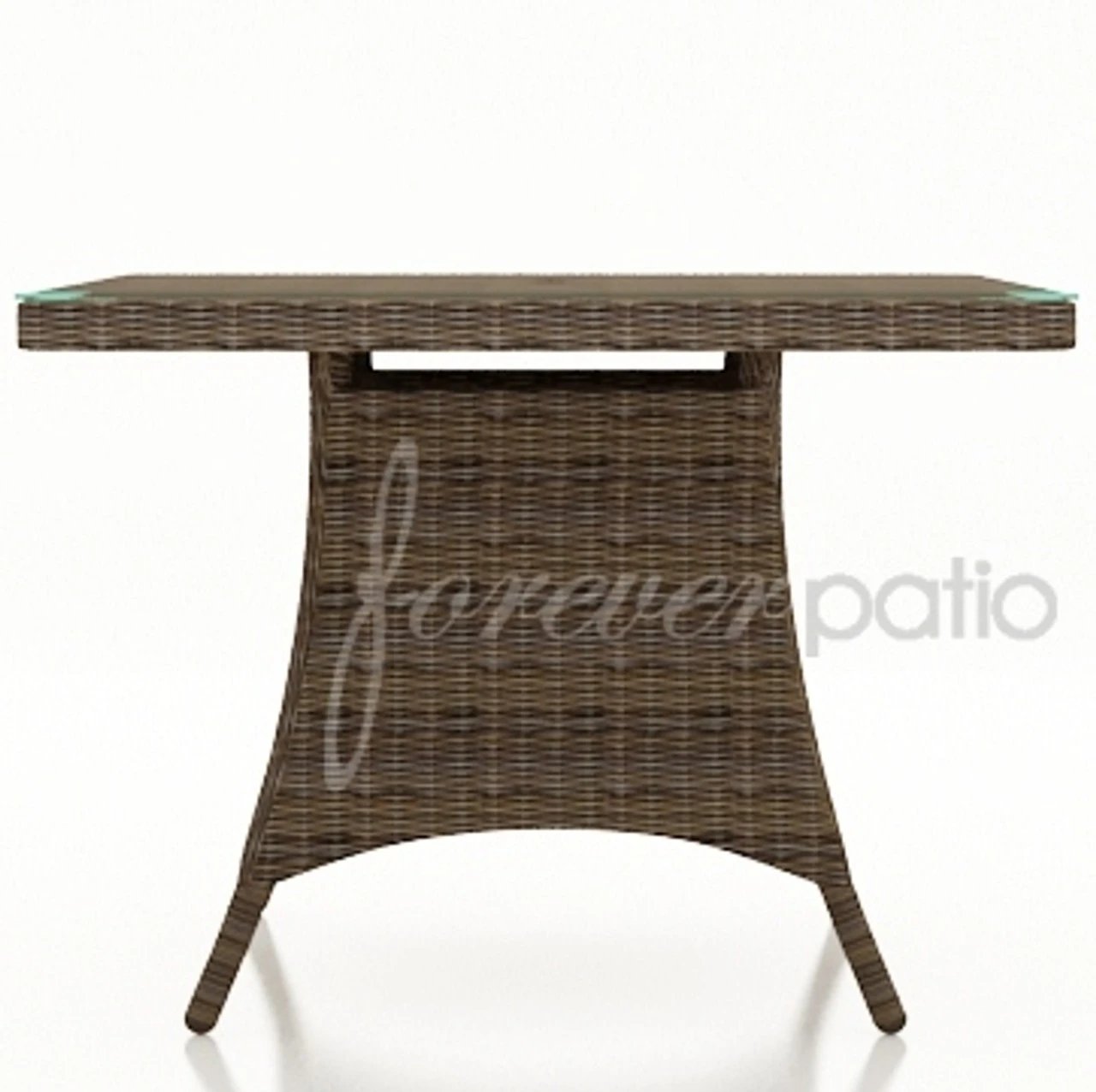 Forever Patio Universal Wicker 48" Square Dining Table 3 Forever Patio Universal Wicker 48" Square Dining Table - Image 3