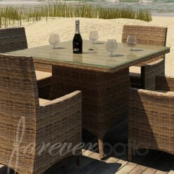 Forever Patio Universal Wicker 48" Square Dining Table