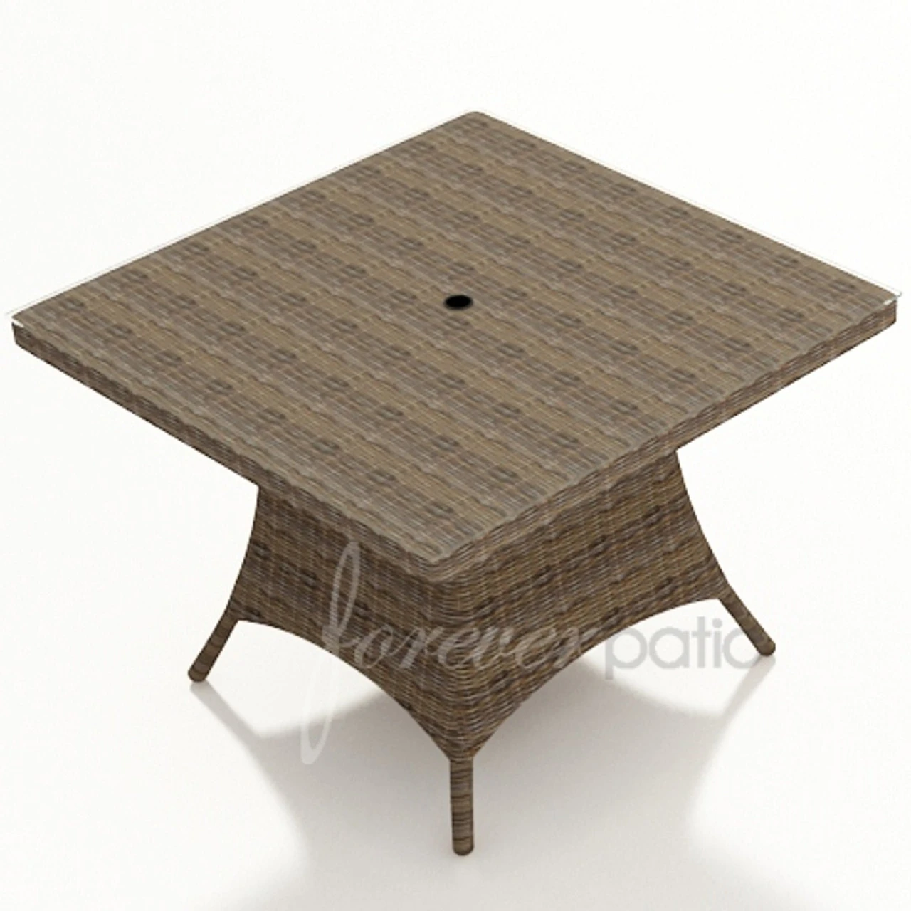 Forever Patio Universal Wicker 48" Square Dining Table 4 Forever Patio Universal Wicker 48" Square Dining Table - Image 4