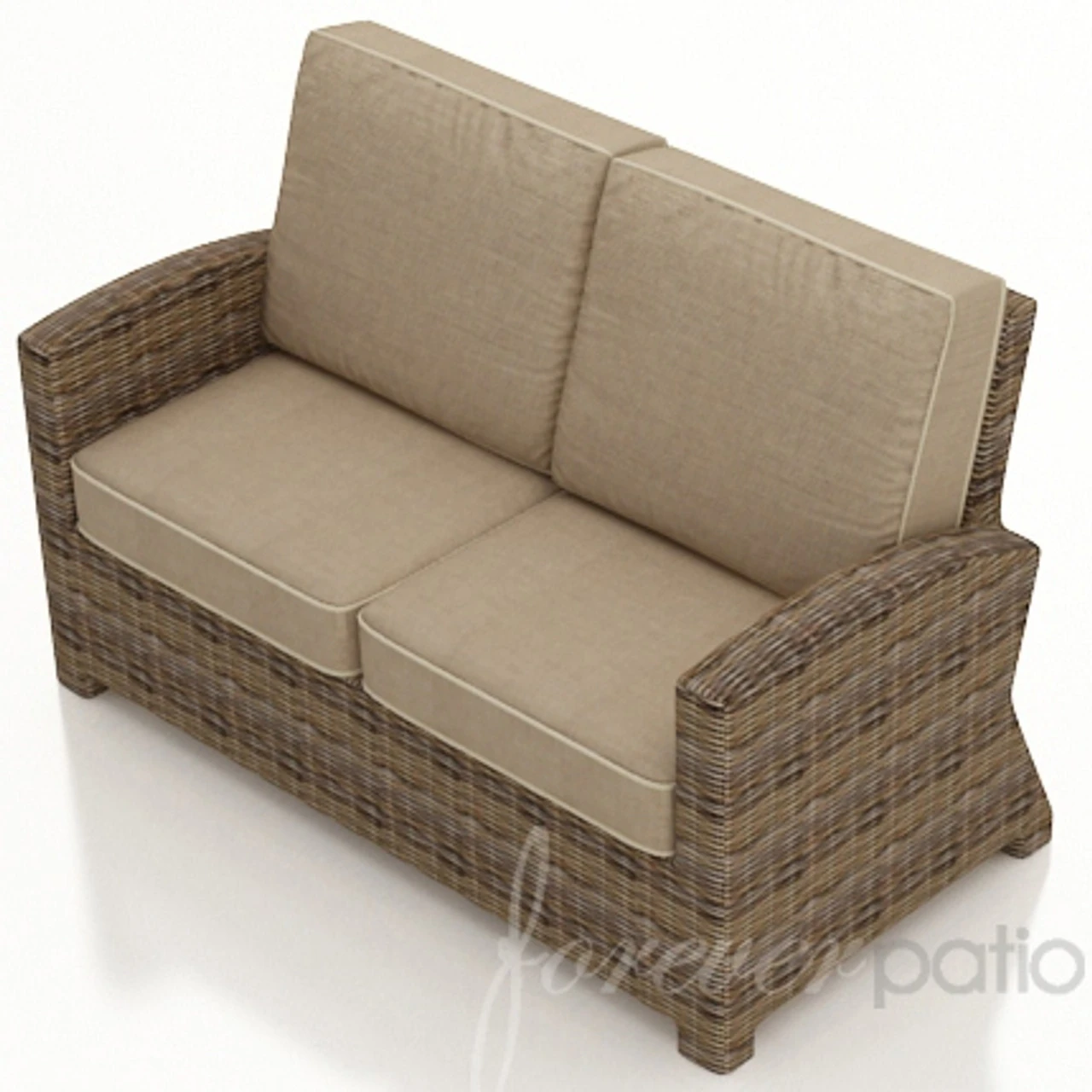 Wicker Forever Patio Cypress Loveseat 3 Wicker Forever Patio Cypress Loveseat - Image 3