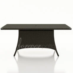 Forever Patio Universal Wicker 72" X 42" Rectangular Dining Table