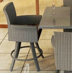 Forever Patio Universal Wicker Swivel Counter Stool -Patio Furniture Store wicker forever patio hampton swivel counter stool side view 4 42888.1709236669
