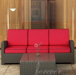Wicker Forever Patio Barbados Sofa -Patio Furniture Store wicker sofa front 11 31295.1646936461