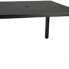 Woodard Aluminum Elemental 48" Square Umbrella Dining Table
