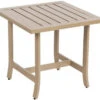 Woodard Aluminum Seal Cove 22.5" Square Side Table