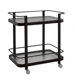 Woodard Aluminum Universal Tea Cart