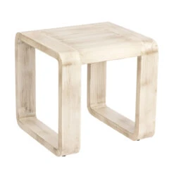 Woodard Aluminum Vale 22.5" Square Side Table