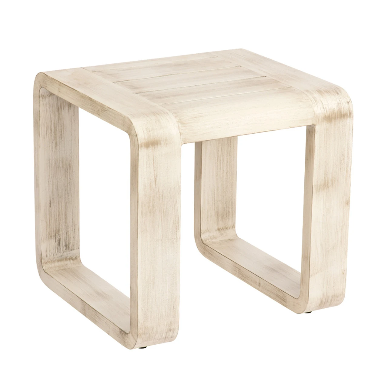 Woodard Aluminum Vale 22.5" Square Side Table 1 Woodard Aluminum Vale 22.5" Square Side Table