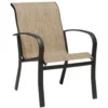 Woodard Aluminum Fremont Sling Dining Arm Chair
