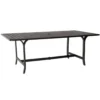 Woodard Seal Cove Aluminum Large 42" Rectangular Umbrella Dining Table