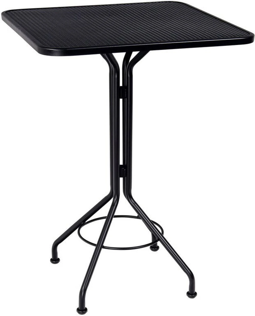 Woodard Trellis Top Aluminum 30" Square Bar Table 1 Woodard Trellis Top Aluminum 30" Square Bar Table